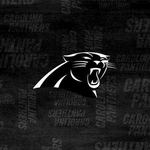 NFL Carolina Panthers Black & White Xbox 360 (Includes HDD) Skin